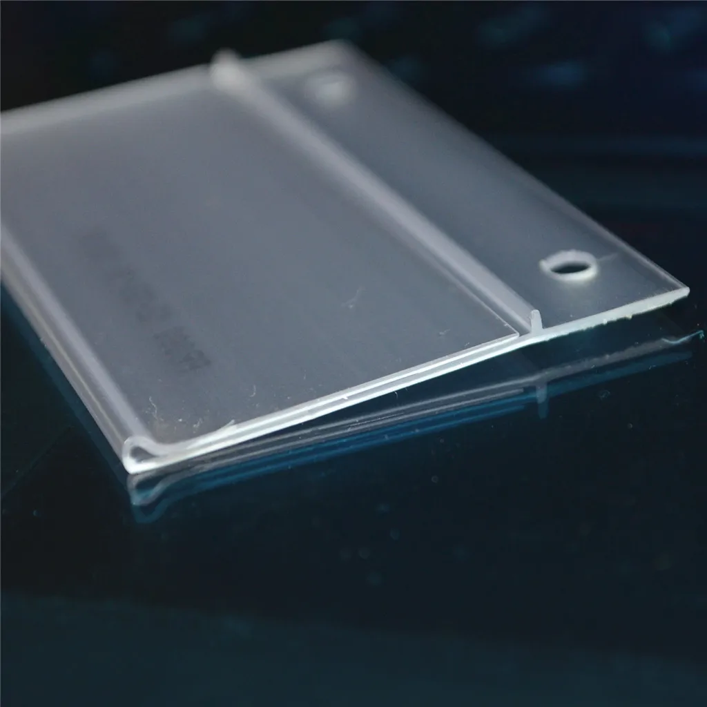 Пластиковый экструдированный держатель этикеток для супермаркета прозрачная полка диалоговое окно рекламы и дисплея супермаркетов