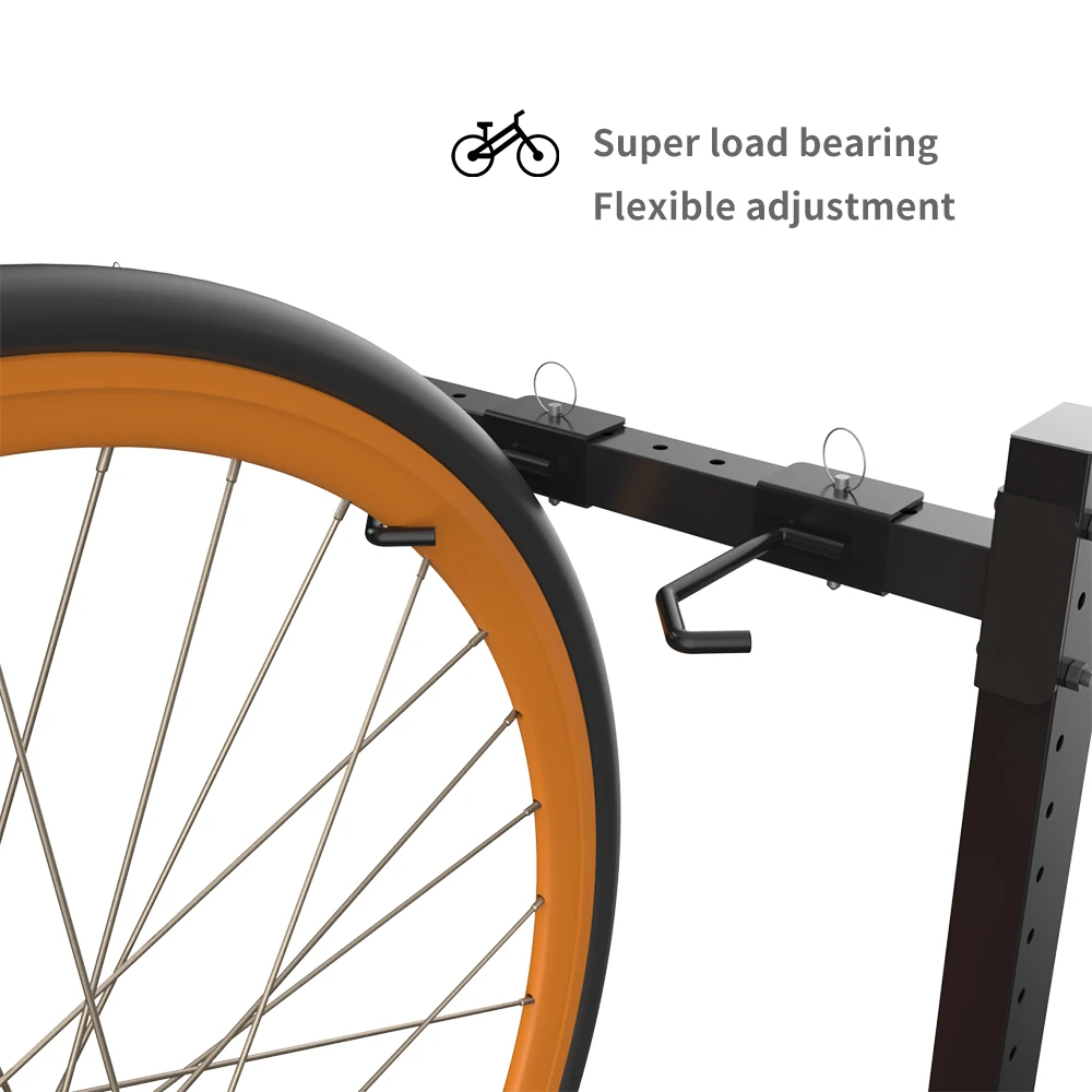 Indoor Garage Metal Floor Standing Bike Storage Display Stand Bicycle Organizer Rack