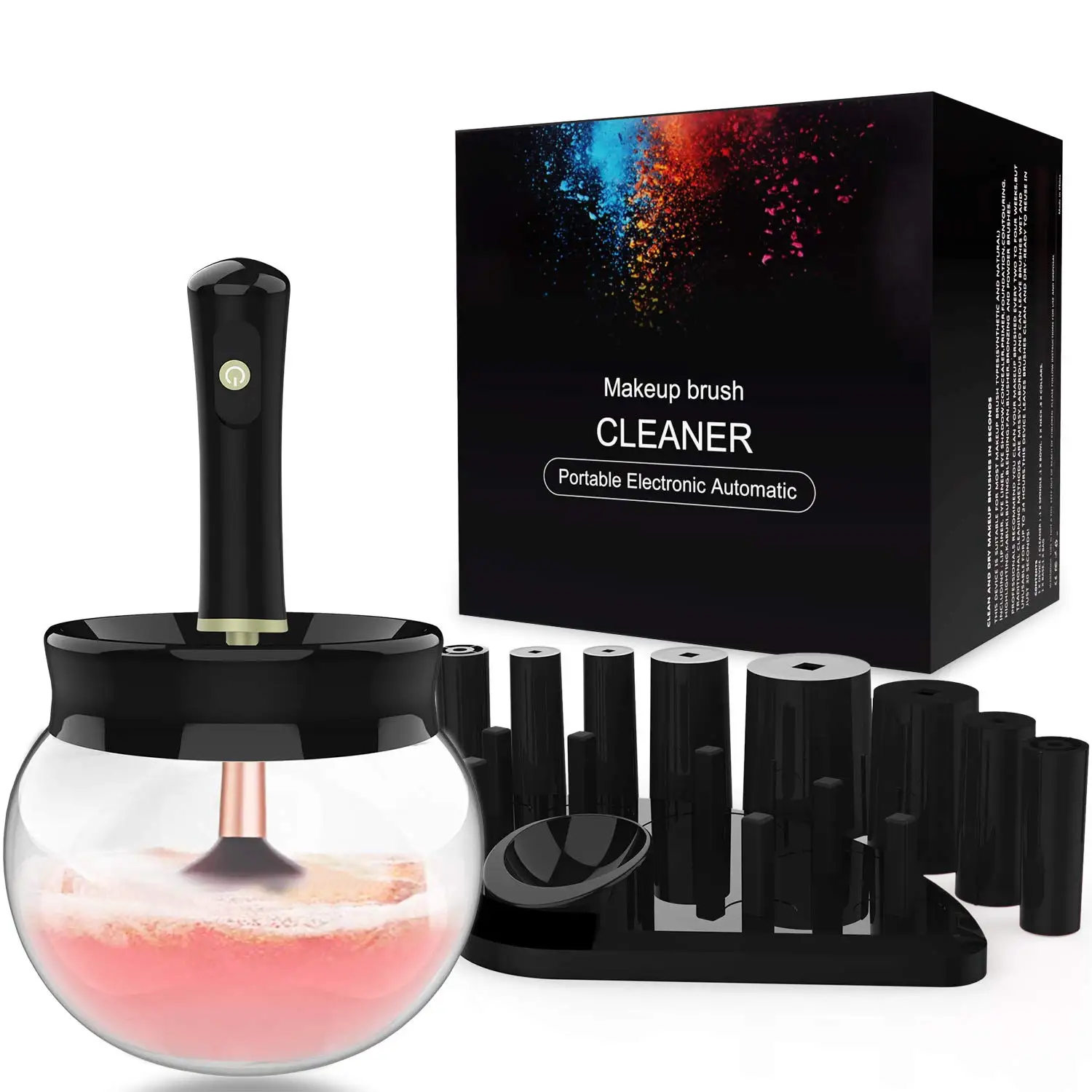 Premium Makeup Brush Cleaner Dryer Super-Fast Electric Machine Automatic Brush Cleaner Spinner Makeup Brush Tools