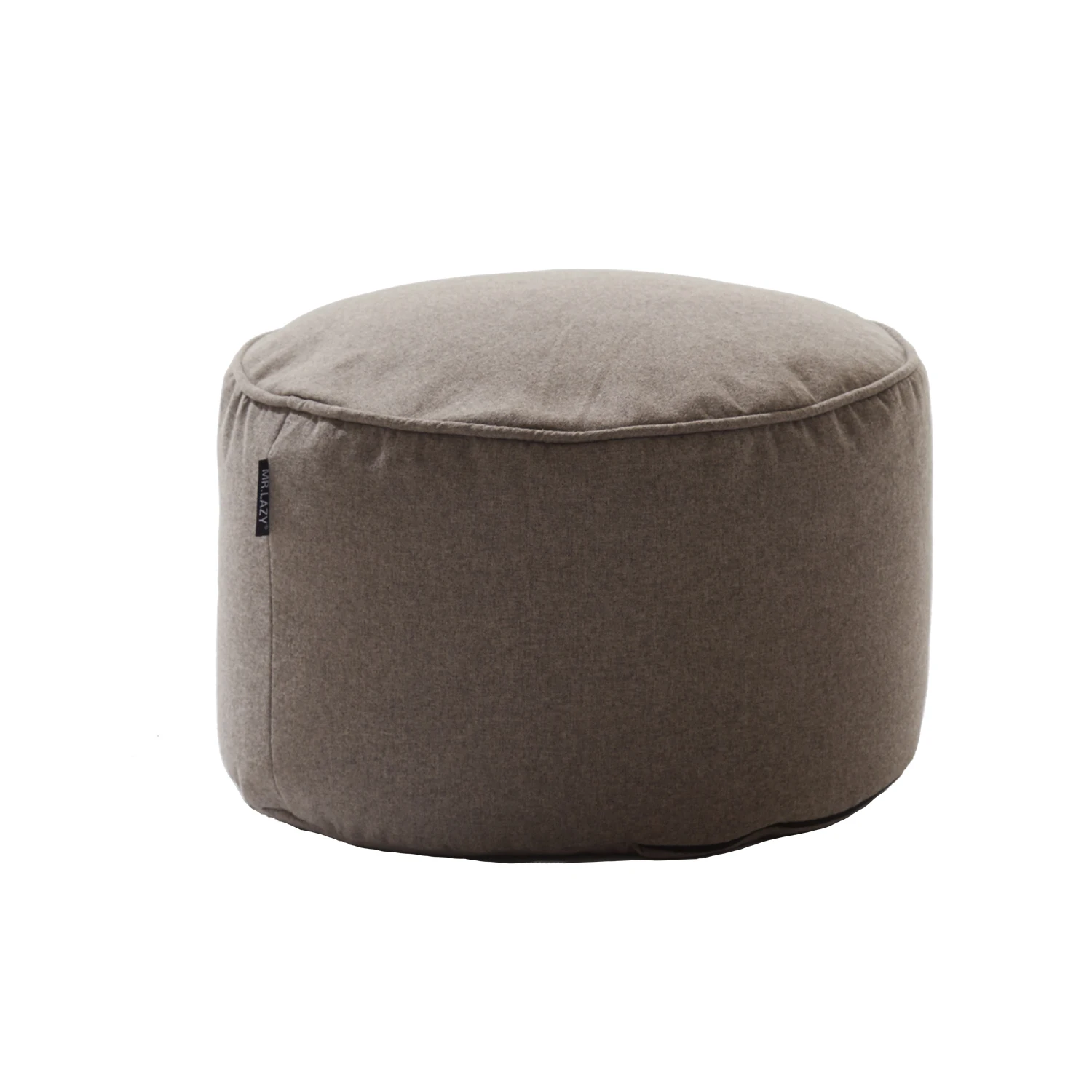 Pouf Cover Unstuffed Ottoman Woven Foot Stool Soft woven Cotton Linen Footrest  Floor Unfilled Pouf for Living living Room