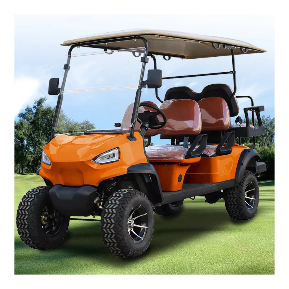 48V 72V Mini Electric Utility Vehicle Car Golf Kart Electric Buggy Golf Cart Jiangsu Electric Car without License 5KW AC Motor