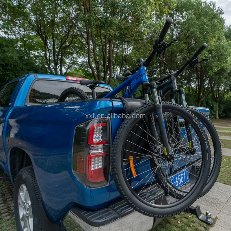 Tailgate Pad for Truck with Secure Tailgate Protection Pad Bike Frame Straps for 2 Bikes