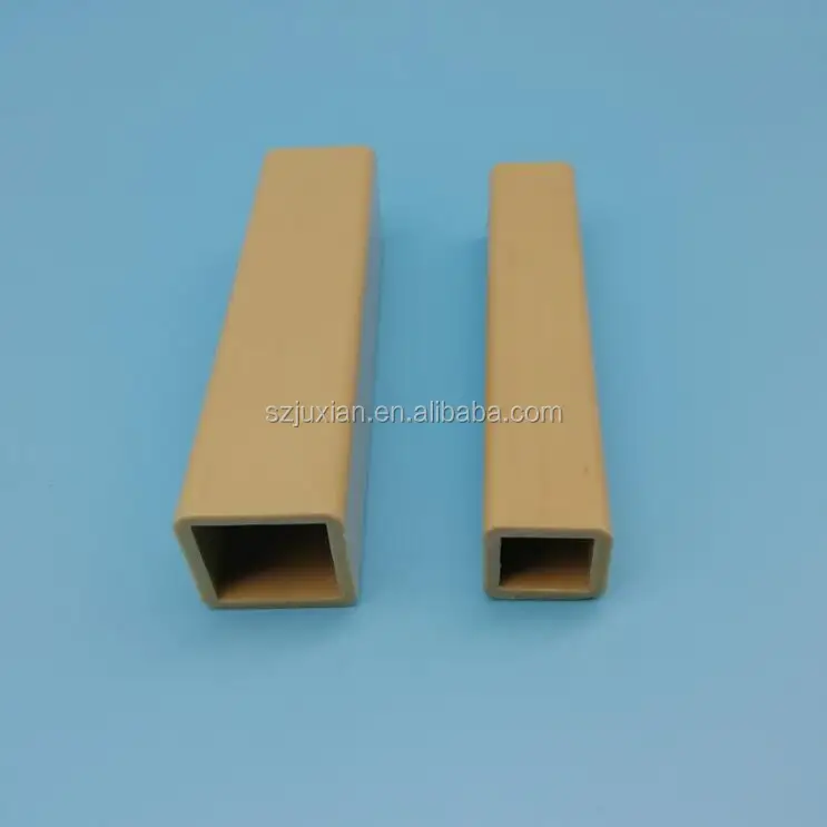 Customize various plastic profiles PVC Square Tube Clear OEM Pipe Custom Size Plastic Square Tube