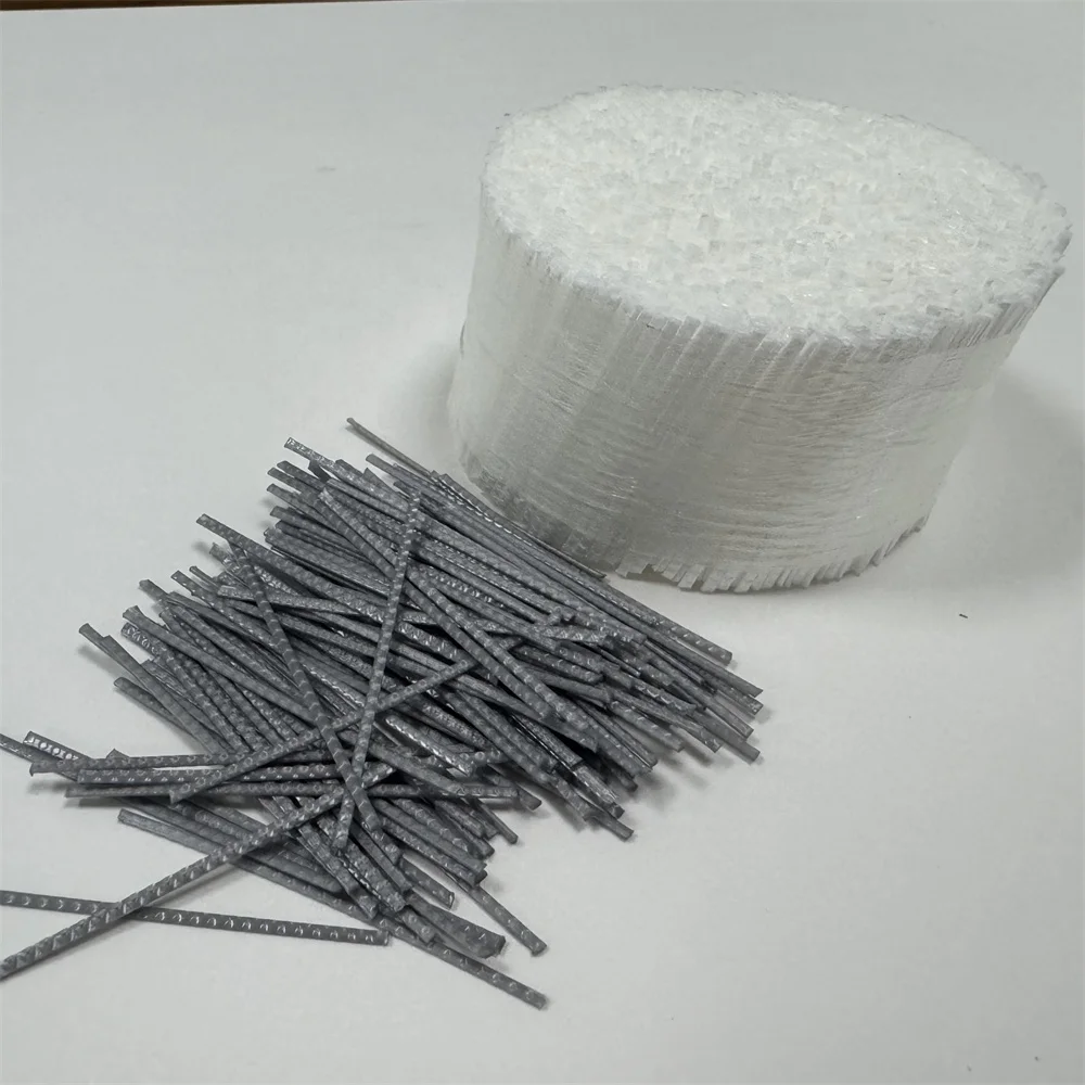 Strong Acid & Alkali Resistance Wave Form Polypropylene Fiber High Performance Additive for Concrete Strengthening