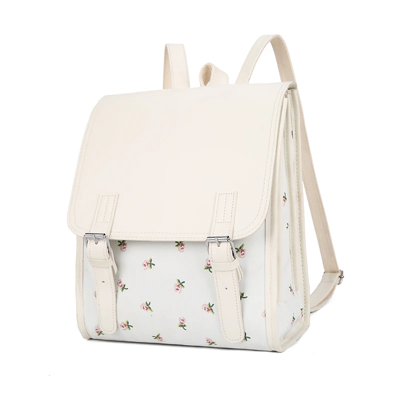 Factory Sale Backpacks For Women Cartoon Bags For Girls Korean School Bag Summer Small Canvas Shoulder Bag Mini Travel Rucksack