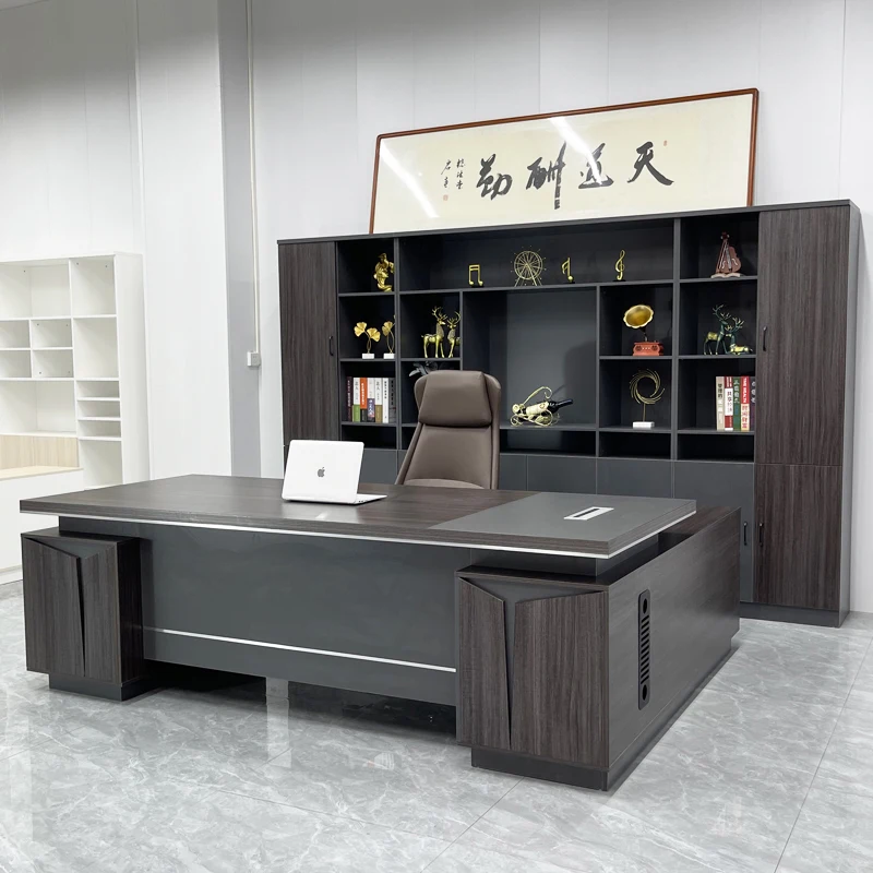 Chuangyue Boss Desk Simple Modern President Table and Chair Combination Large Desk Manager Supervisor Office Furniture