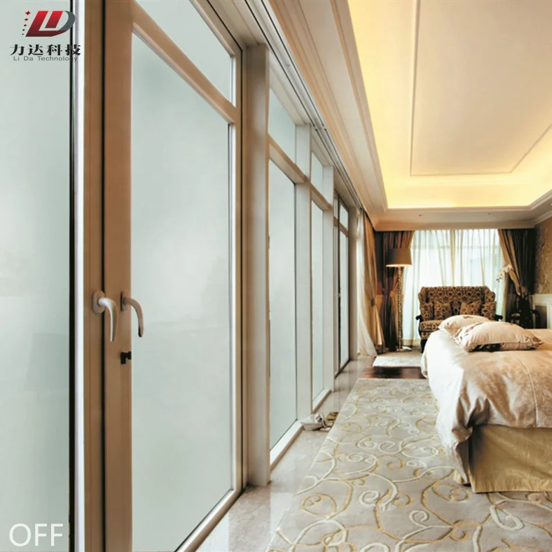 LIDA smart glass switchable elctrochromic dimmable Atomized Privacy window smart glass