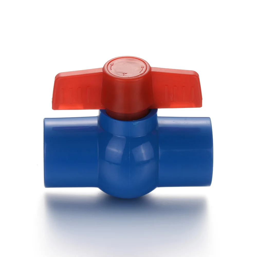 China Supplier Color customized PVC 3/4 inch upvc compact ball valves
