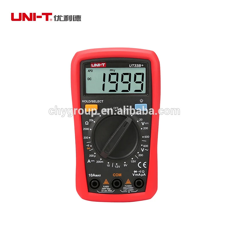 Factory direct Profesional youlede Uni-t UT33B+ mini digital multimeter tester made in china