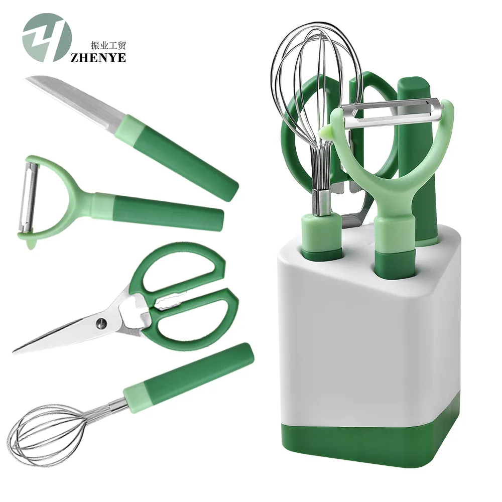 2024 New Release  Kitchen Utensils Set With Holder High Quality Kitchen Gadgets Set Kitchen Scissors