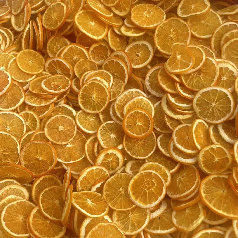 TONGJIN Wholesale Supply 100% Natural Citrus Junos Decoration Fruit Tea Freeze-dry Dried Orange Slice