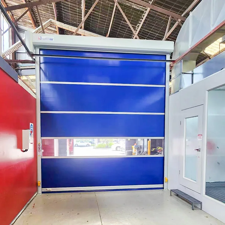 High Efficiency Automatic Fast Speed Door Equipment High-Speed Door PVC Fast High Speed door