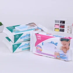 wholesale Custom Private Label Nonwoven Biodegradable Cleaning Wet Wipes Flushable Personal Hygiene Toilet Paper baby Wet Wipes