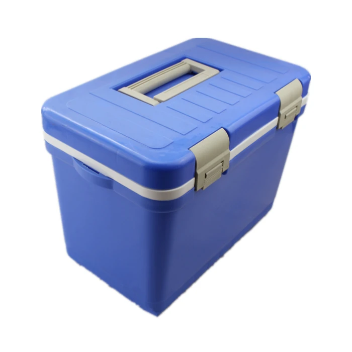 
12 liter blue refrigerated sampling box 
