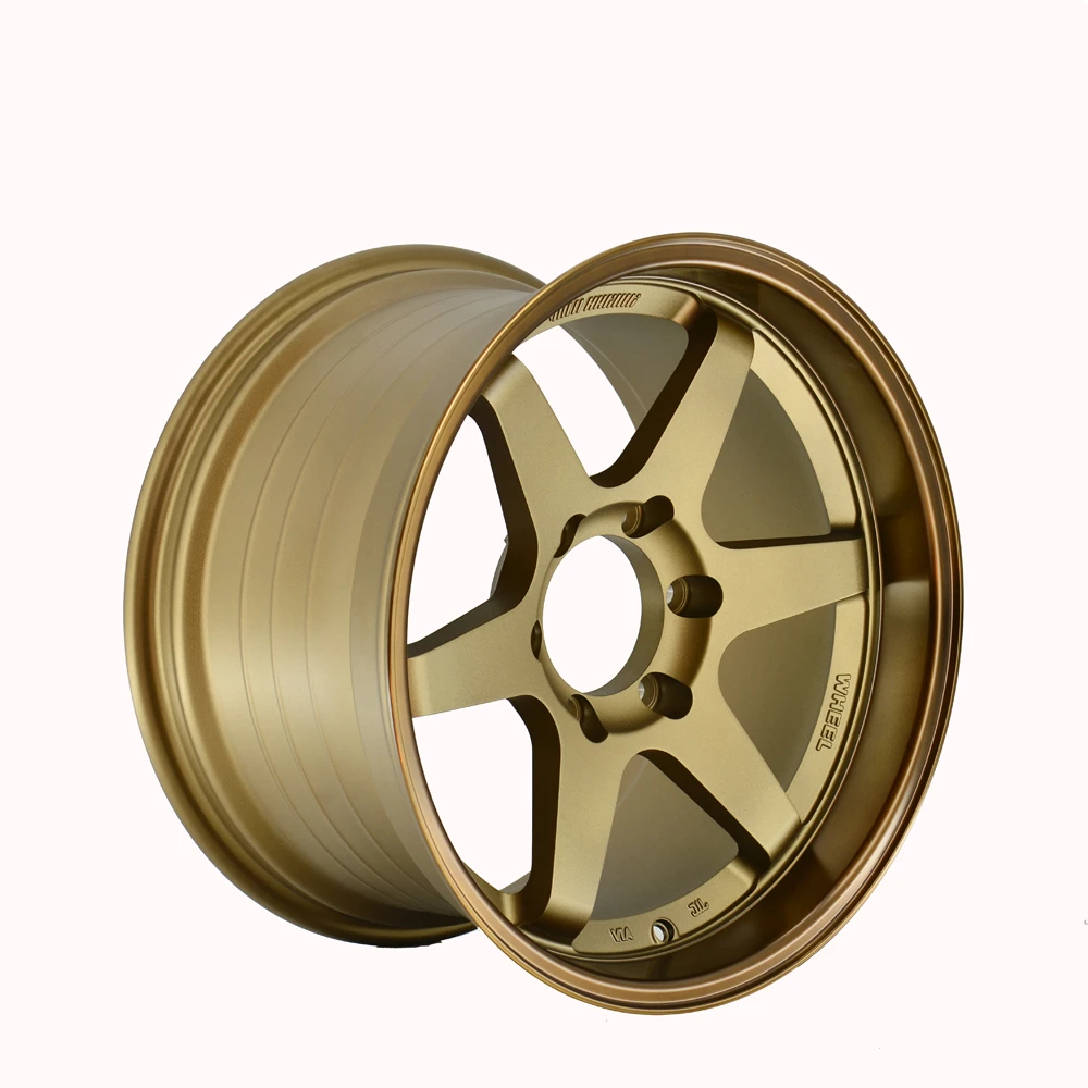 DM620 18  inch alloy wheels 5/6 holes PCD 5*114.3  6*139.7car alloy rims wheels For TE37