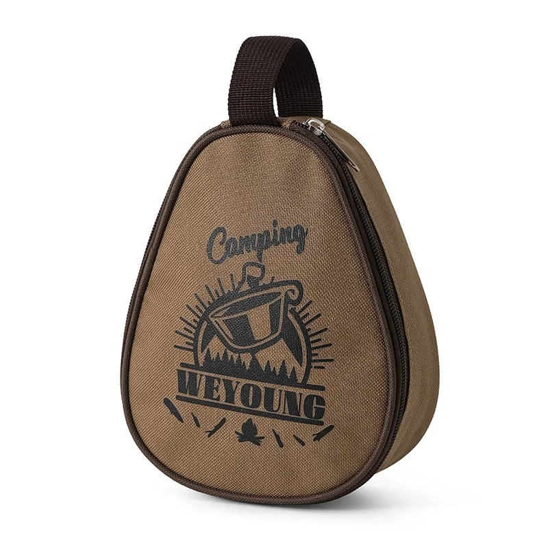 Outdoor waterproof large capacity storage bag Oxford cloth camping cutlery storage bag