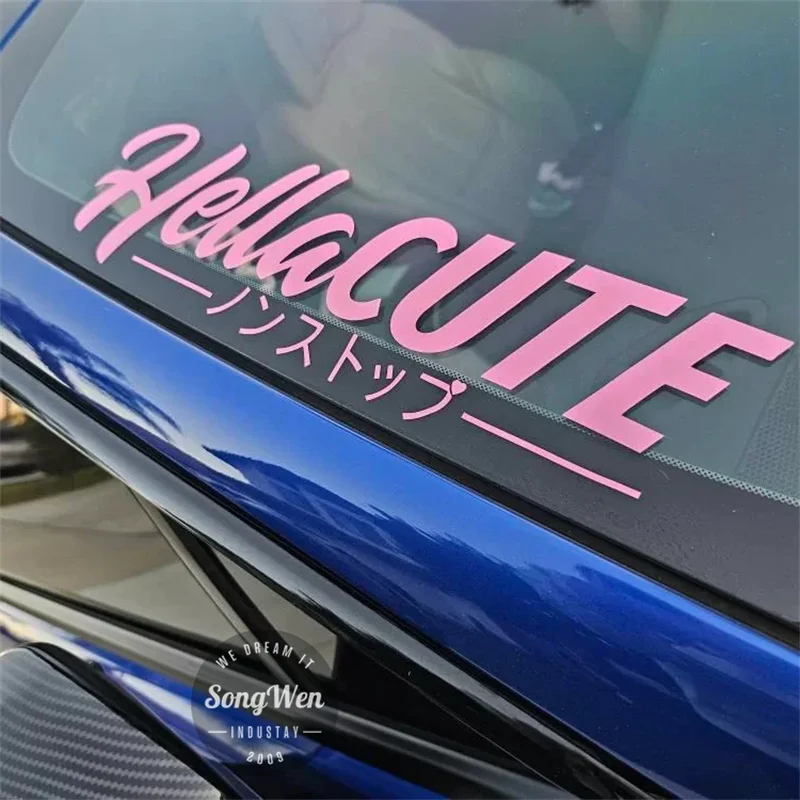 Good Selling Weatherproof UV Resistant Adhesive Car Decals UV Transfer Custom Car Vehicle Body Bumper Stickers for Motorcycle