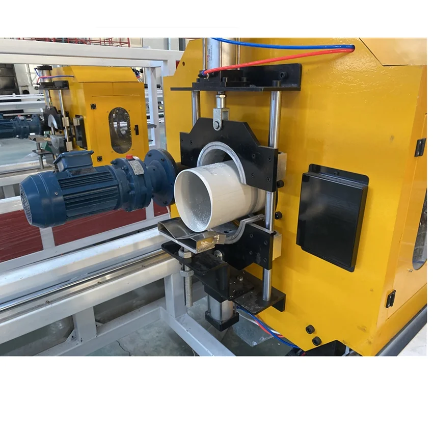 Pipe Pvc Machine/ Machine Fabrication Tube Pvc/ Extruder Pvc Tubes Twin Screw CPVC Pipe Extrusion Process Vacuum 30%TT,70%TT