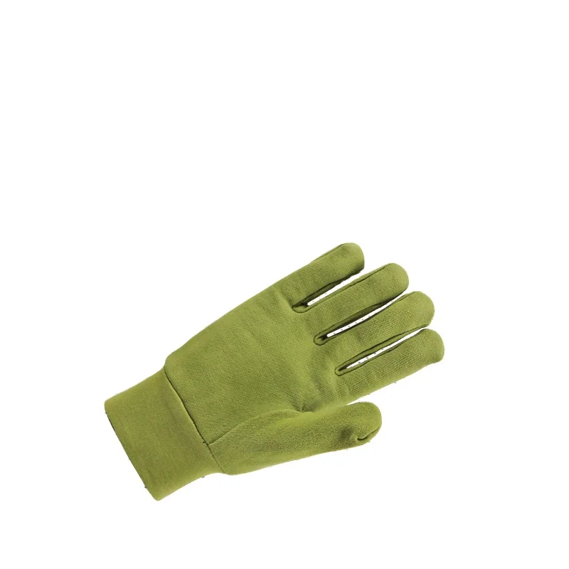 Pure Cotton Gloves with Fleece Winter Warm Work Safety Outdoor Cold Freezer Mineral Low Temperature Resist Split Thermal Glove