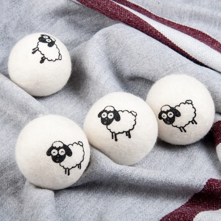 Nuohui Pattern Wool Dryer Balls