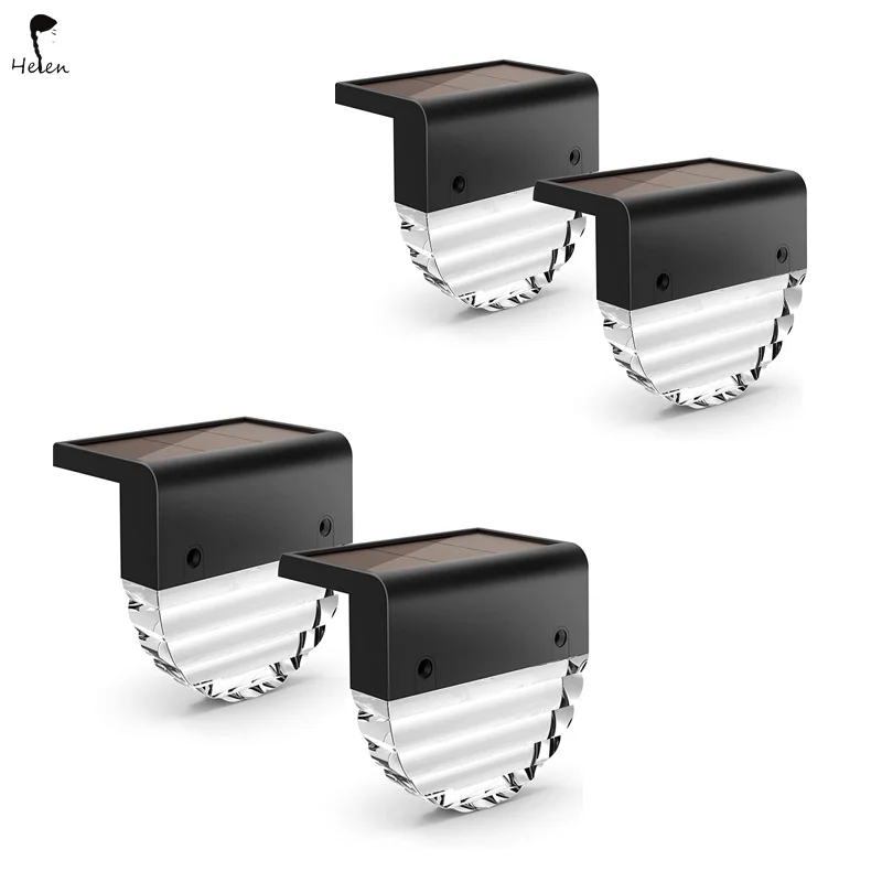 Hot sales solar deck lights, 20 sets of outdoor waterproof miniature LED step lights, used for decks, stairs