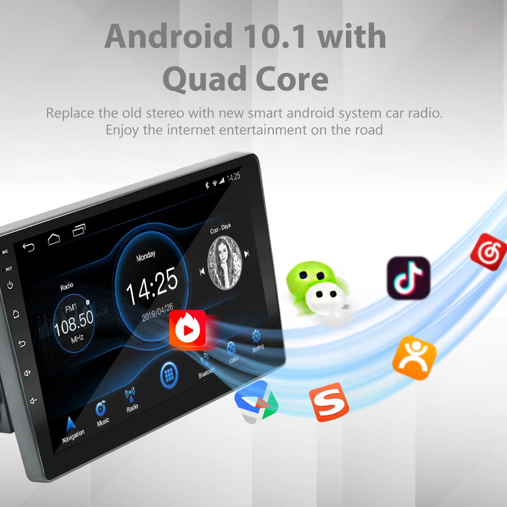 Android DVD Player 10 inch support FM/USB car For Jeep series 2008-2016 stereo radio Android 10.1 car video