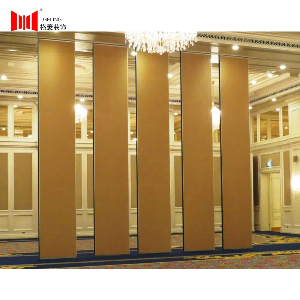 Banquet hall removable partitions acoustic folding sliding partition wall room separation folding partition wall price