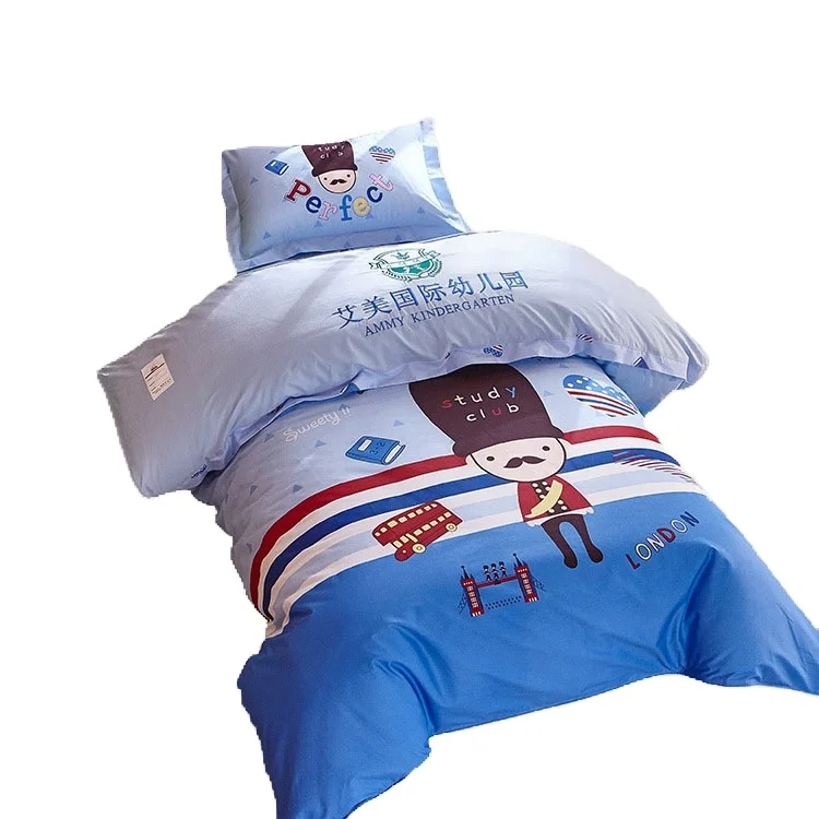 
High Quality Luxury Pure Cotton Bed Sheets King Size Bedding Three-piece Set 