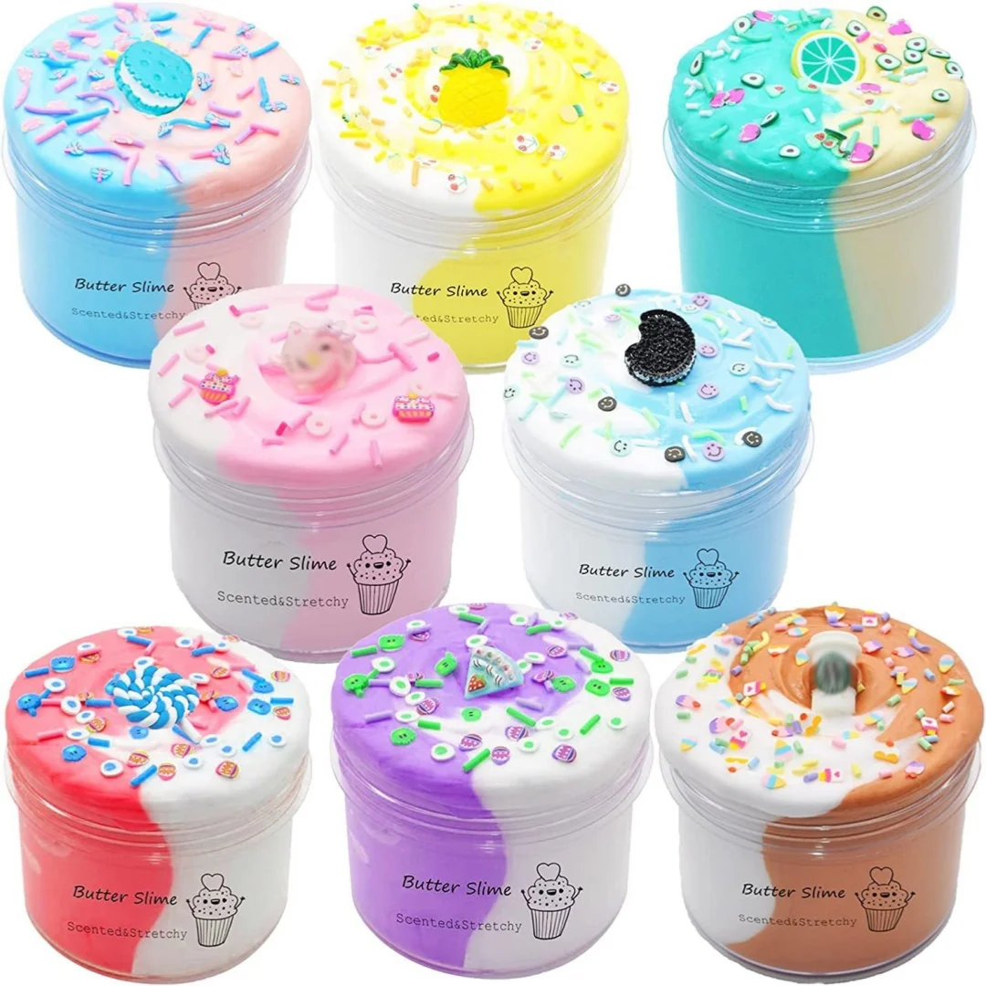 Custom DIY slime making kit educational toy diy -includes crystal clear slime foam balls
