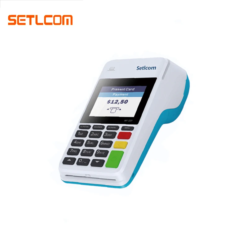  SETLCOM MP35P Android 5.0 mobile NFC IC/credit card reader Printer billing machine portable pos