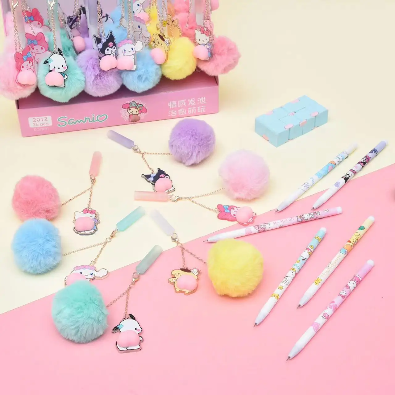 Attractive Price New Type Creative Girl Cute Gel Pen Cartoons Colorful Pen Stationery Kawaii