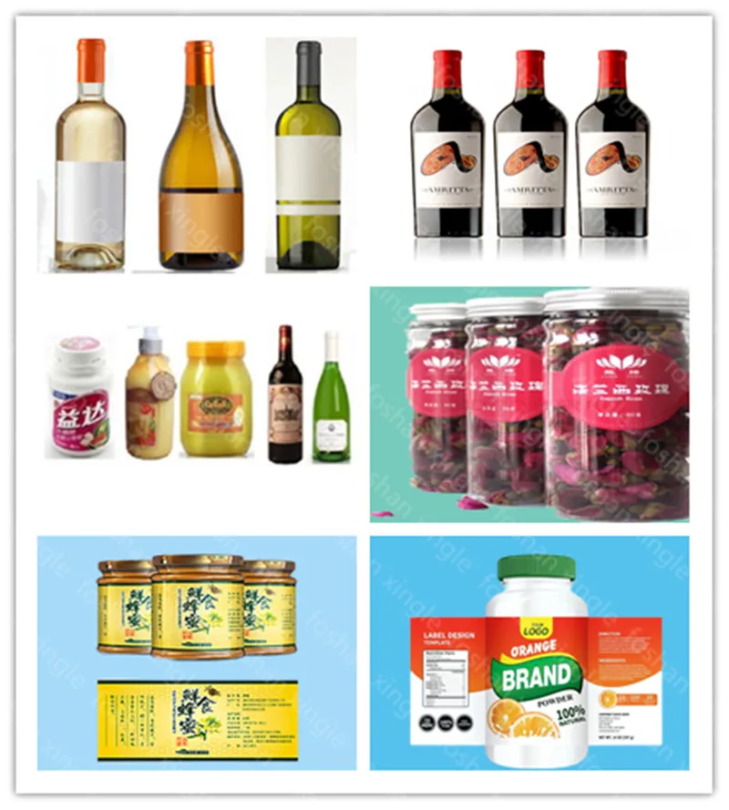 Glass Bottles Pet Flat Surface Adhesive Semi Round Bottle Desktop Label Applicator Automatic Labeling Machine Price