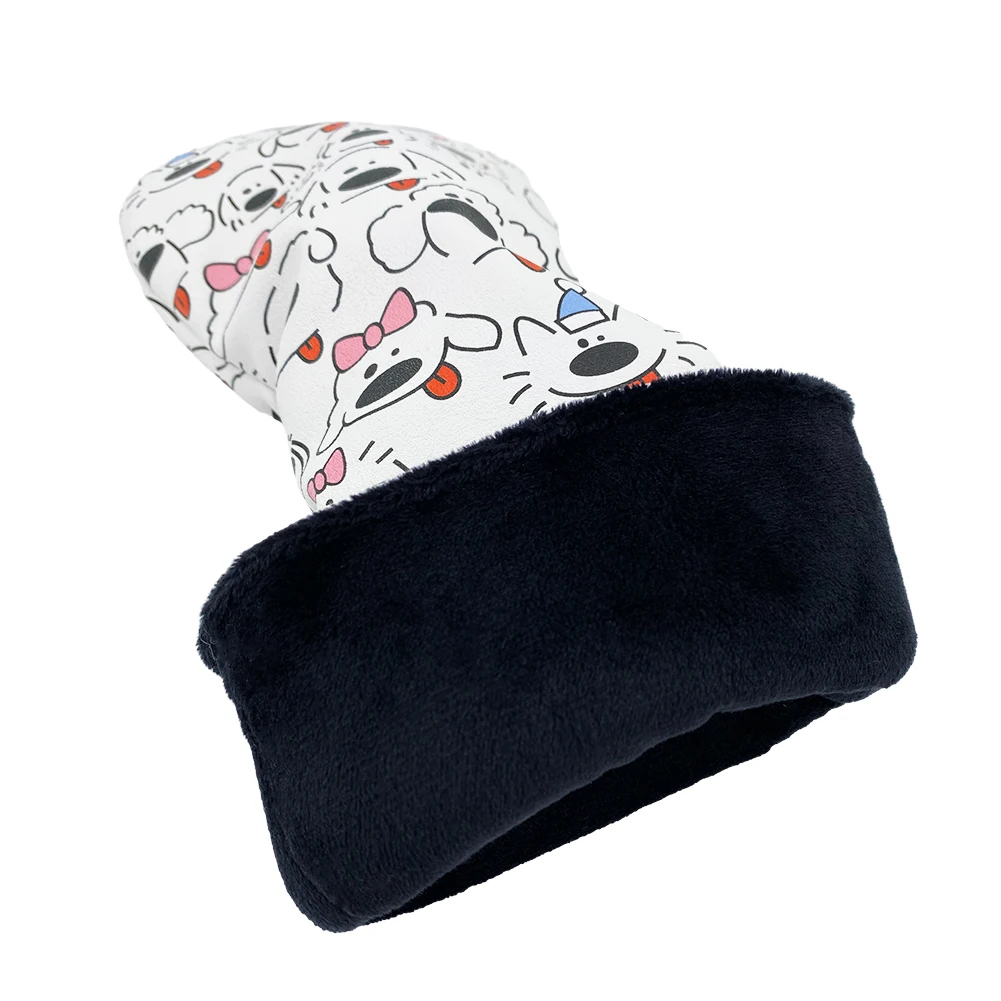 Factory Customization Puppy Style Driver Golf Club Headcovers Golf Pu Leather Head Cover Wood Headcover