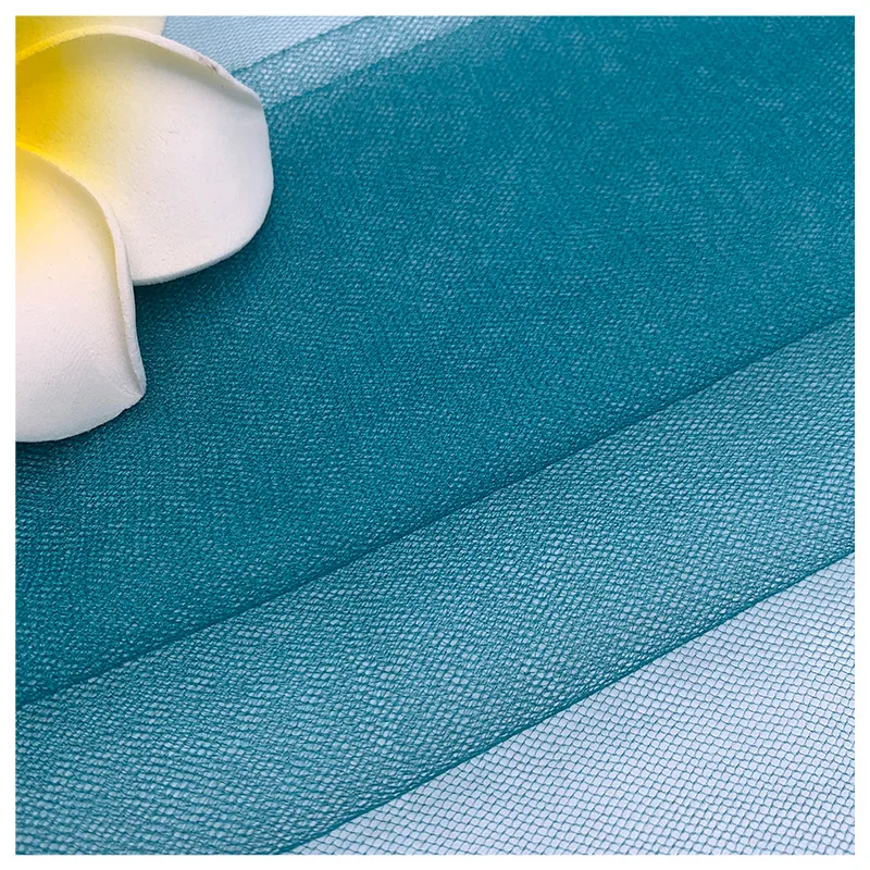 100% Polyester Mosquito Net Fabric Multicolor Stocking Mesh Fabric