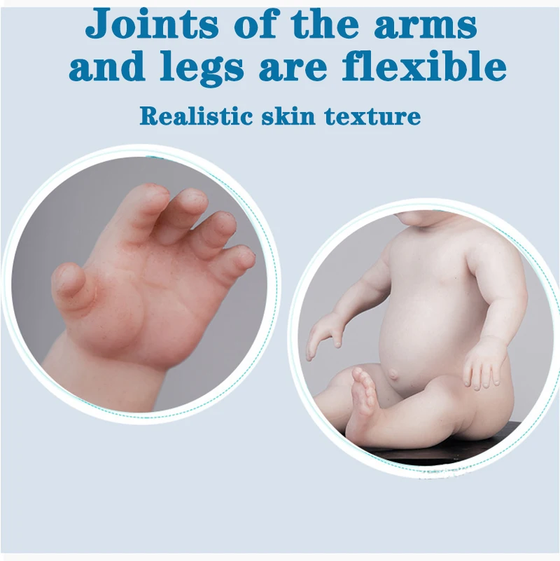 Realistic Baby Doll Lifelike Baby Reborn Girl Soft Silicone Newborn Toys 22 Inch Reborn Baby