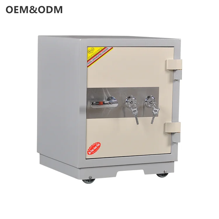 Modern Hotel Safe Deposit Box Fireproof Cash Safety Box Stainless Steel Metal for Office School Bedroom Workshop Use