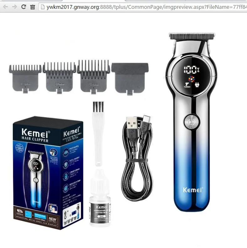 Wholesale Barbers Clippers Professional Salon Hair Cutting Machine Pop Barbers Hair Trimmer Clippers