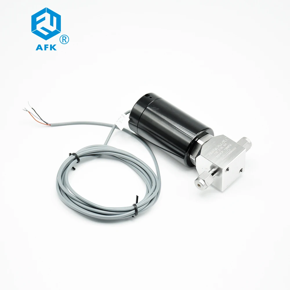 High Purity Gas Stainless Steel Pneumatic Diaphragm Valve 1/4 Inch High Pressure