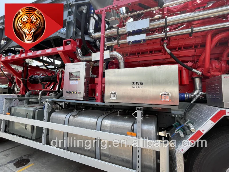 tigerrig oil drilling machine TWS2250 fracturing pump and CMS QSK45 engine with S9823  gearbox fracturing truck