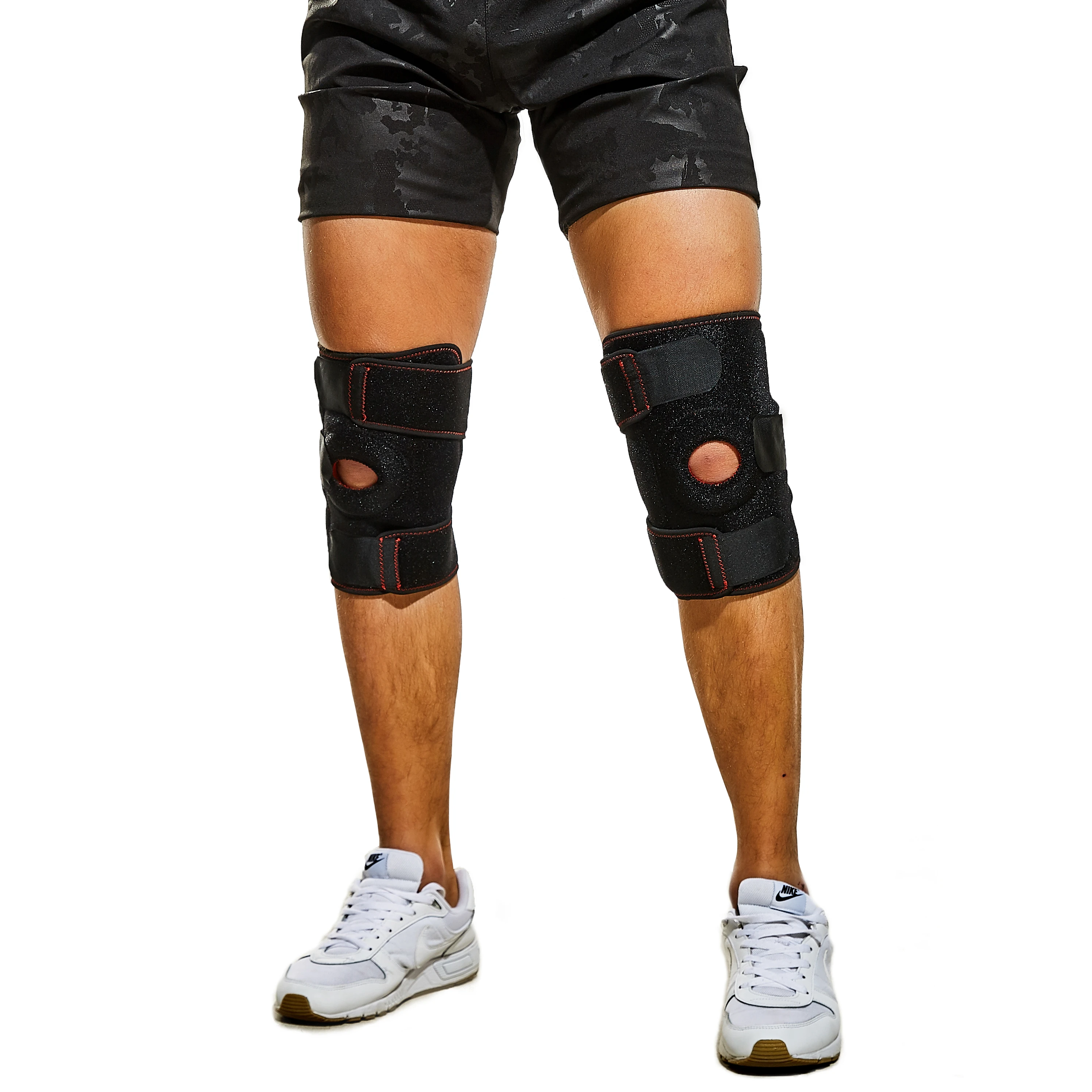 
Neoprene waterproof kneelet knee wraps for weightlifting knee support brace 