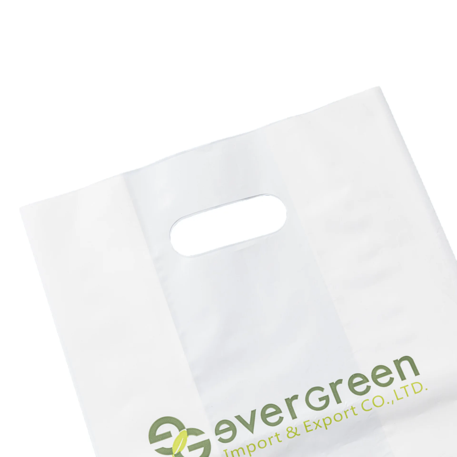 Custom Compostable 100% Biodegradable PLA Handle Bag Corn Starch Material Plastic Bag Biodegradable Plastic Bag for Clothes Gift