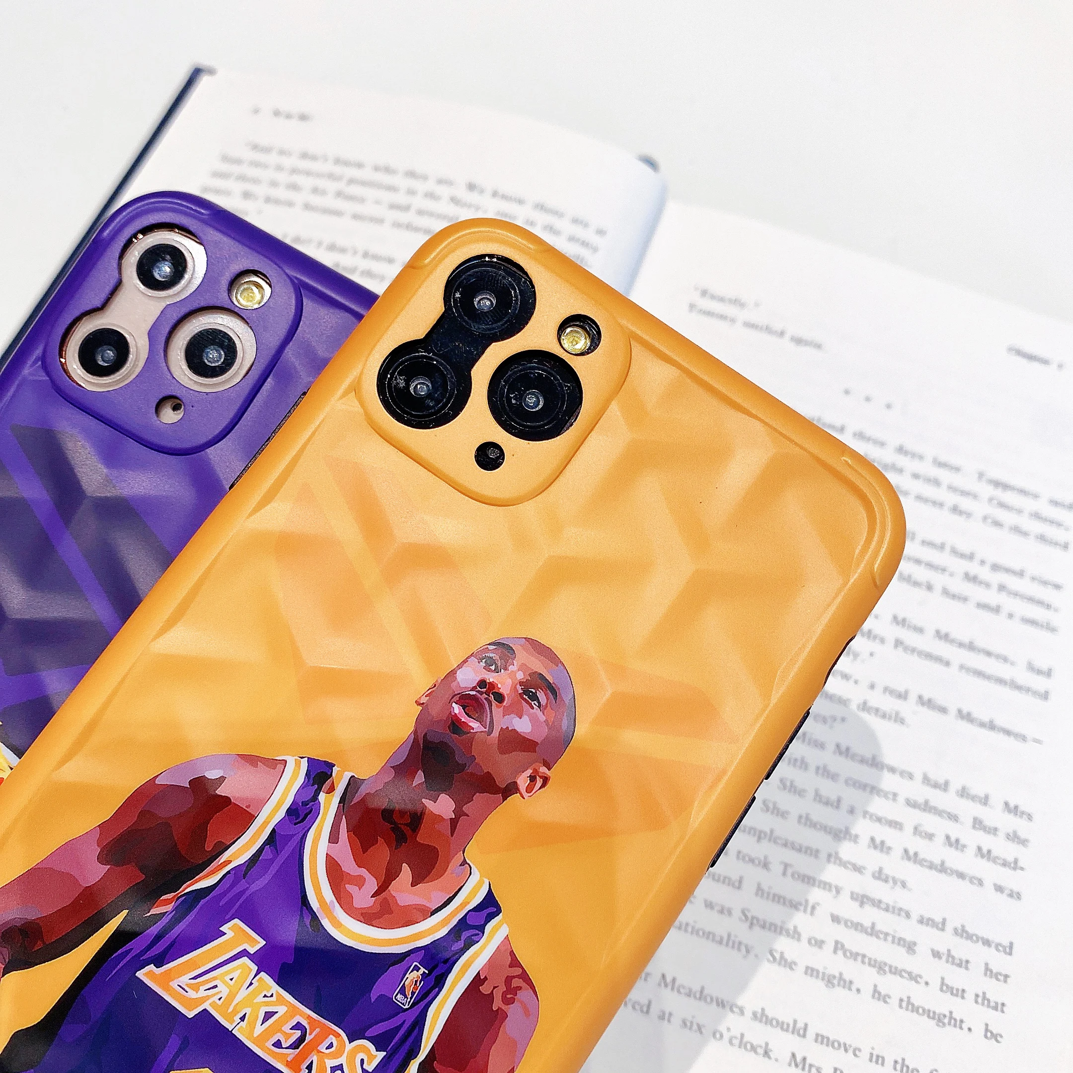 
Basketball Suit 24 Lucky Number Cases For iPhone 12 11 Pro MAX 7 8 Plus XR X XS Black Soft IMD phone case 