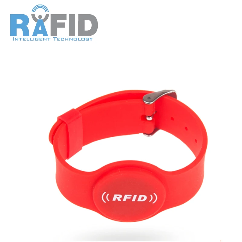 RAFID Children Tracking Wearing Soft Silicone RFID Wristband NFC Bracelet