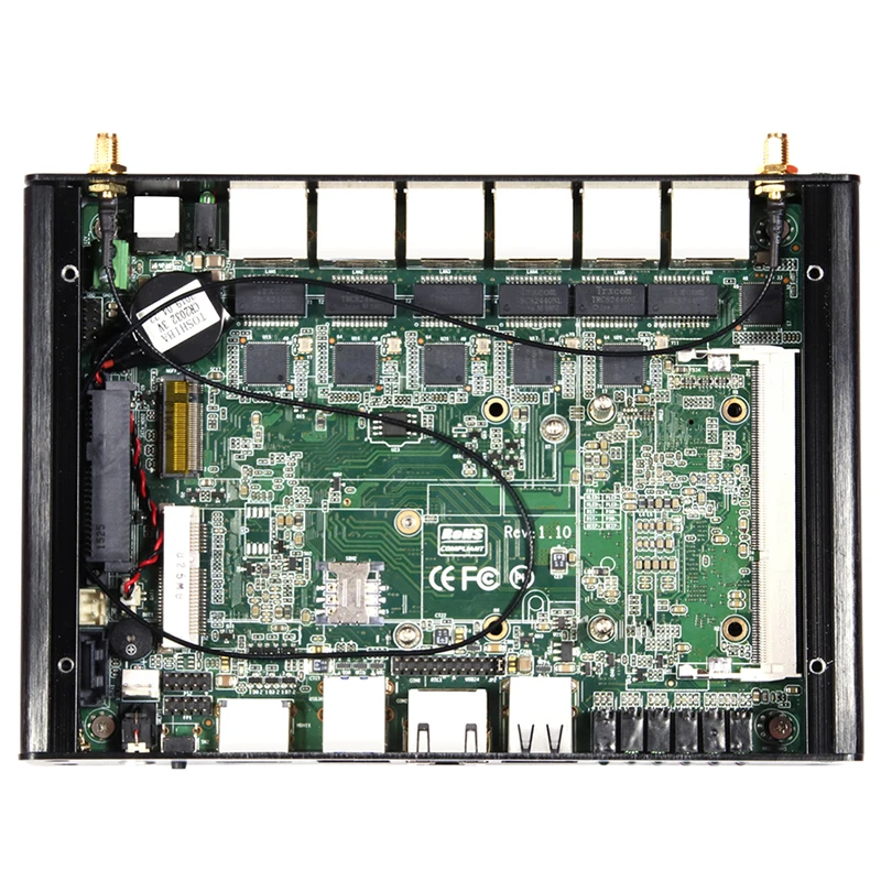 XCY firewall mini pc Core i3 4010U 5010U pfsense aes-ni 6 LAN vpn server X86 Router