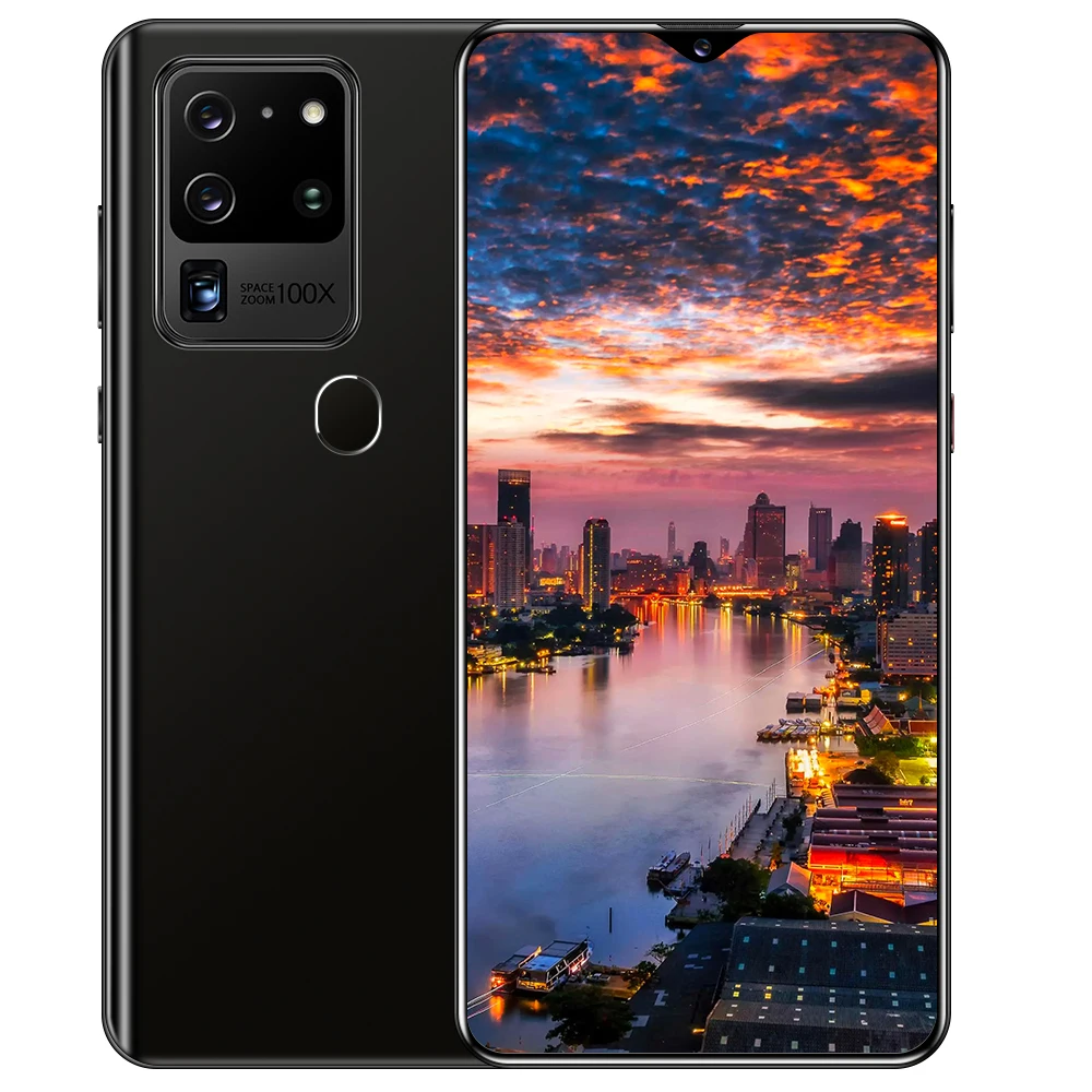 
Hot Sell New Mobile Phones S20 Android10.0 Dual Sim 4800mah Battery Smartphone 