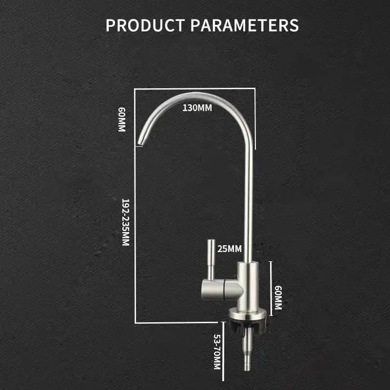 Hot Sale 100% Lead-free SUS304 Drinking Water RO Faucet