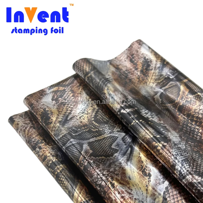 Hot Sale Big colorful cracks Foils DTG High Temperature Resistance Hologram Hot Stamping Foil For Fabrics