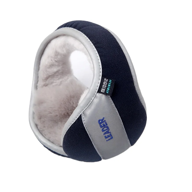 Factory directly winter comfortable soft polar fleece fashion earmuffs for men