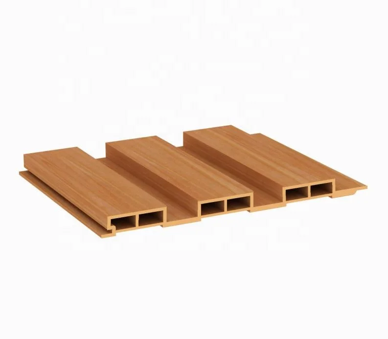 Wood grain customized design Moistureproof pvc Wood Plastic Composite wpc Ceiling