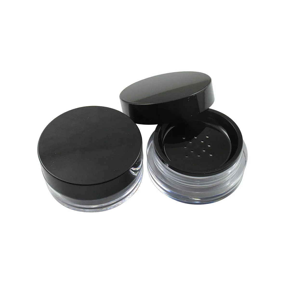 TM-P7006 loose powder box  convenient elastic mesh screen honey powder loose powder sub case makeup cosmetics empty packaging